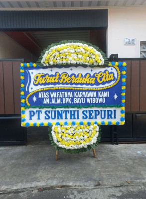Papan Bunga Duka di Pamulang Barat